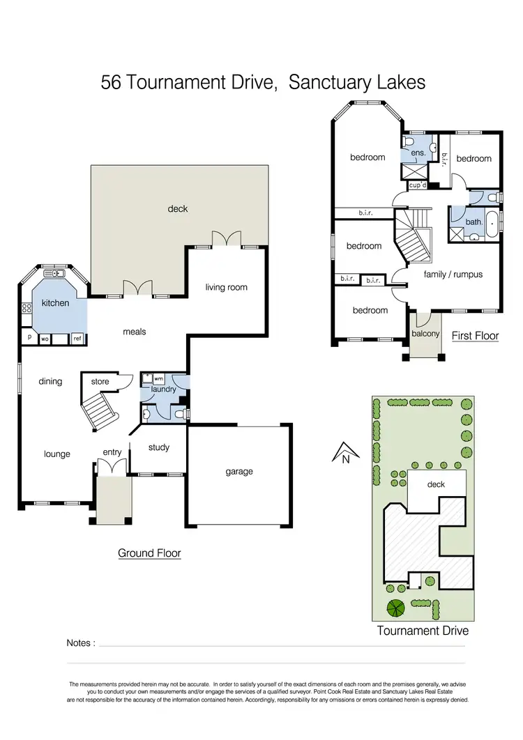 Floorplan of Homely house listing, 56 Tournament Drive, Sanctuary Lakes VIC 3030