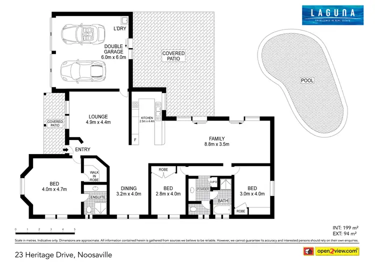 Floorplan of Homely house listing, 23 Heritage Drive, Noosaville QLD 4566