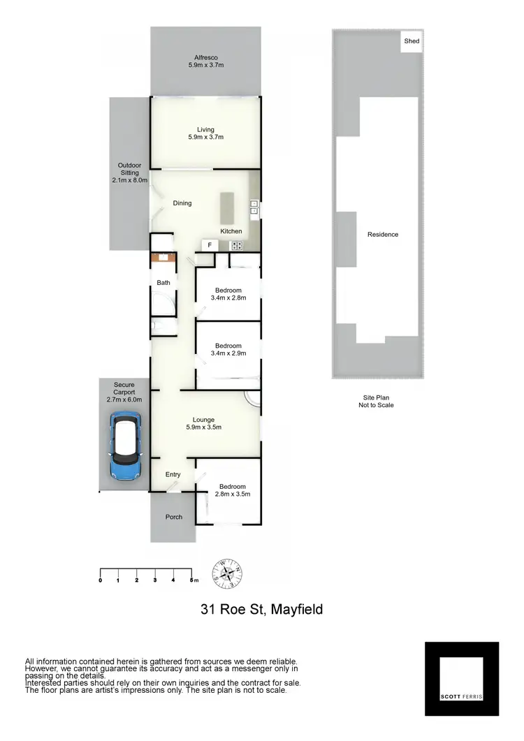 Floorplan of Homely house listing, 31 Roe Street, Mayfield NSW 2304