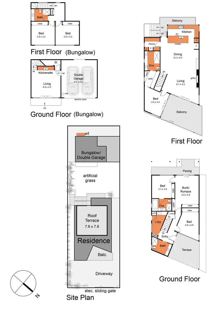Floorplan of Homely house listing, 4A Mason Avenue, Safety Beach VIC 3936