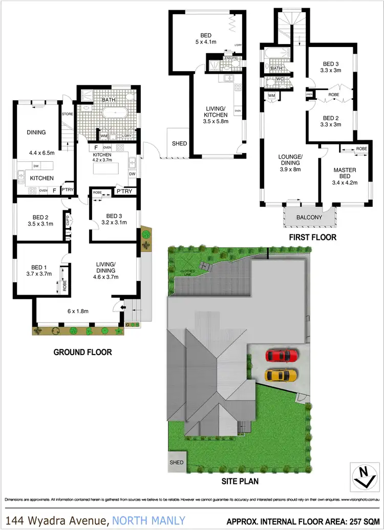 Floorplan of Homely house listing, 144 Wyadra Avenue, North Manly NSW 2100