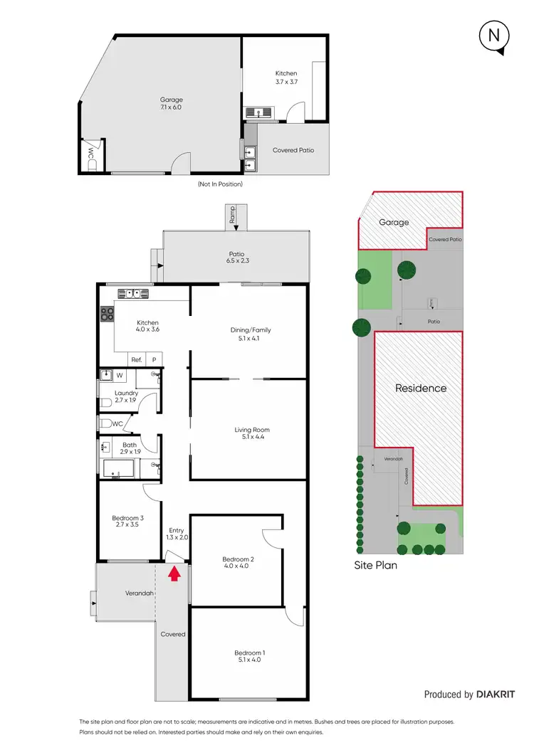 Floorplan of Homely house listing, 110 Brunswick Road, Brunswick VIC 3056