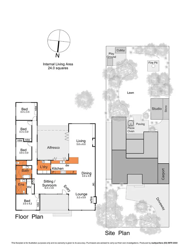 Floorplan of Homely house listing, 22 Rothesay Avenue, Mornington VIC 3931