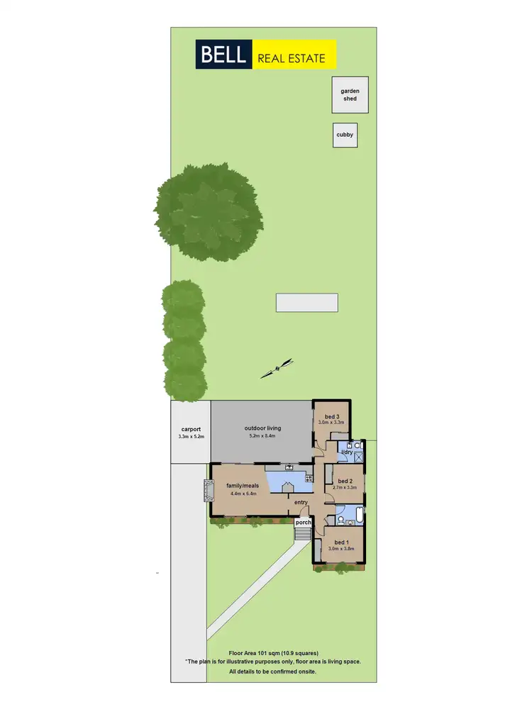Floorplan of Homely house listing, 32 Moroney Street, Boronia VIC 3155