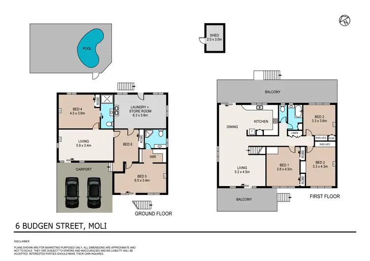 Floorplan of Homely house listing, 6 Budgen Street, Moil NT 810