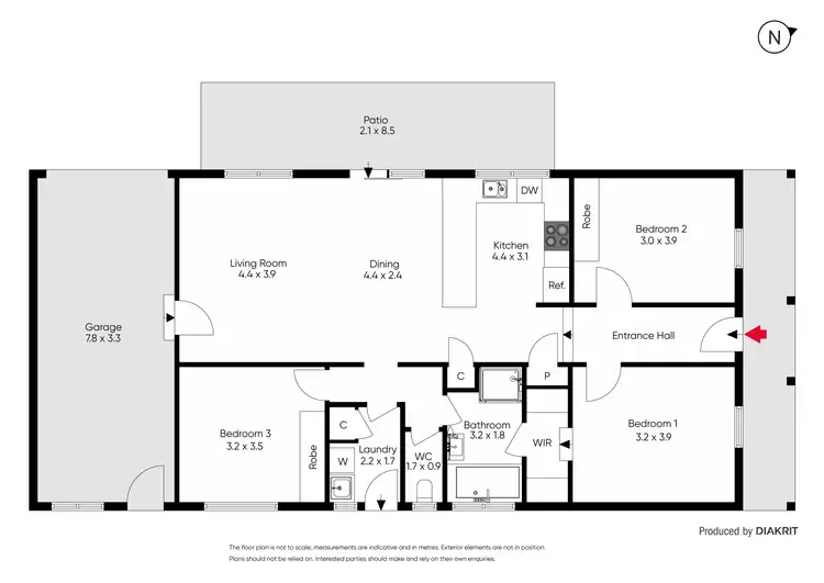 Floorplan of Homely house listing, 2 Eureka Gardens, Eureka VIC 3350