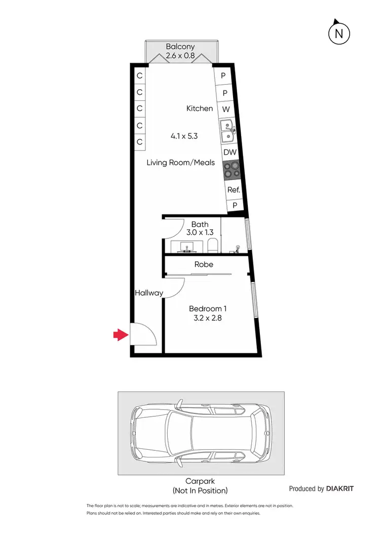 Floorplan of Homely apartment listing, 19/17 Ellesmere Road, Prahran VIC 3181