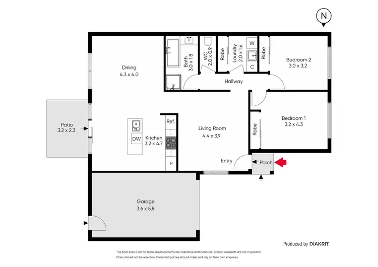 Floorplan of Homely townhouse listing, 8 Jordy Place, Brown Hill VIC 3350