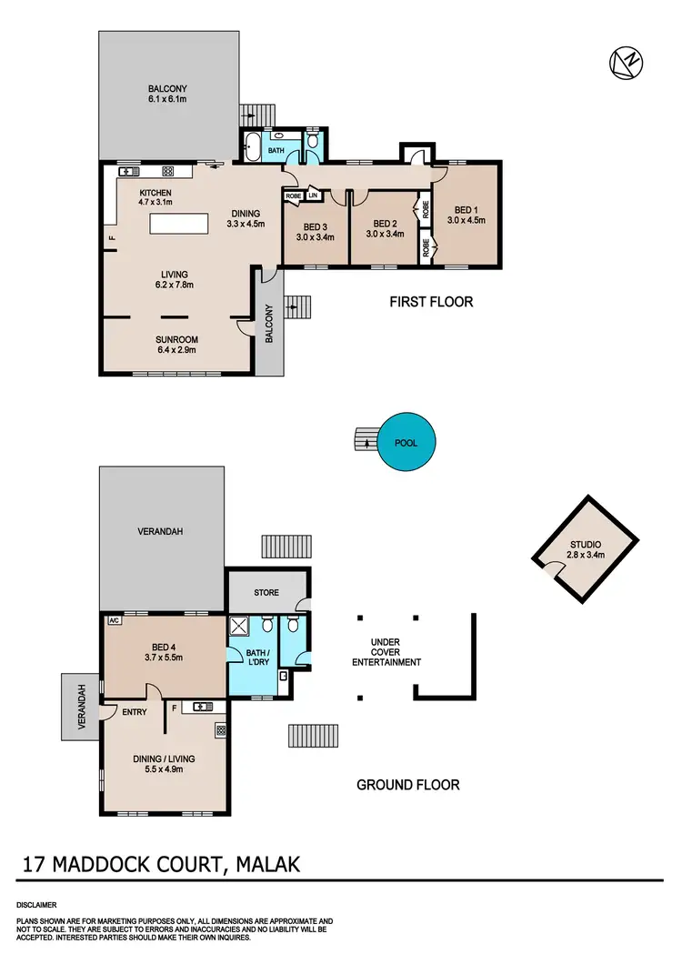 Floorplan of Homely house listing, 17 Maddock Court, Malak NT 812