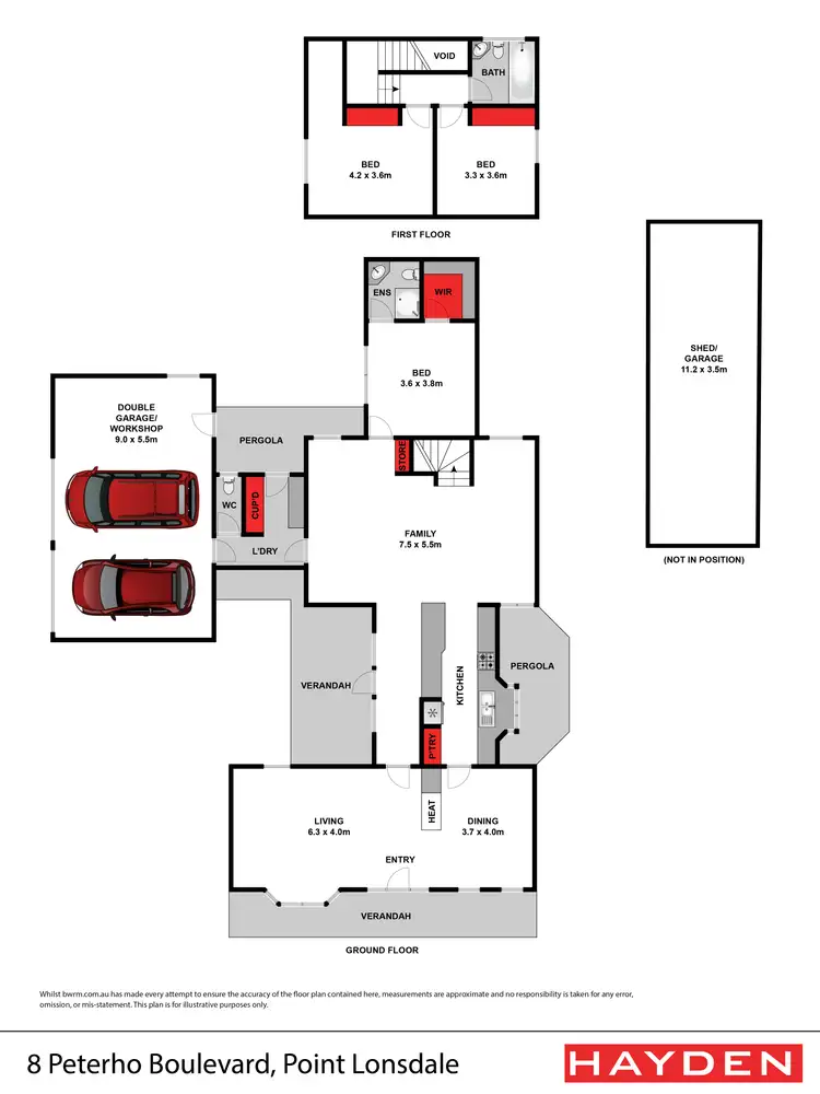 Floorplan of Homely house listing, 8 Peterho Boulevard, Point Lonsdale VIC 3225