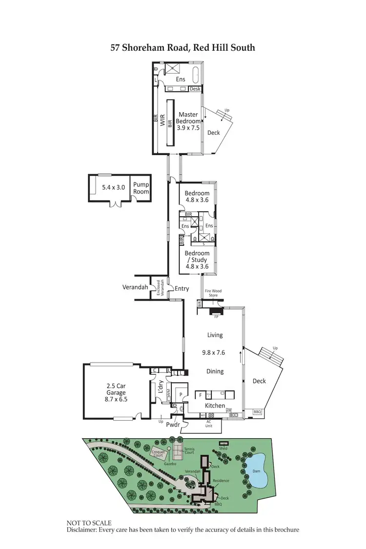 Floorplan of Homely house listing, 57 Shoreham Road, Red Hill South VIC 3937