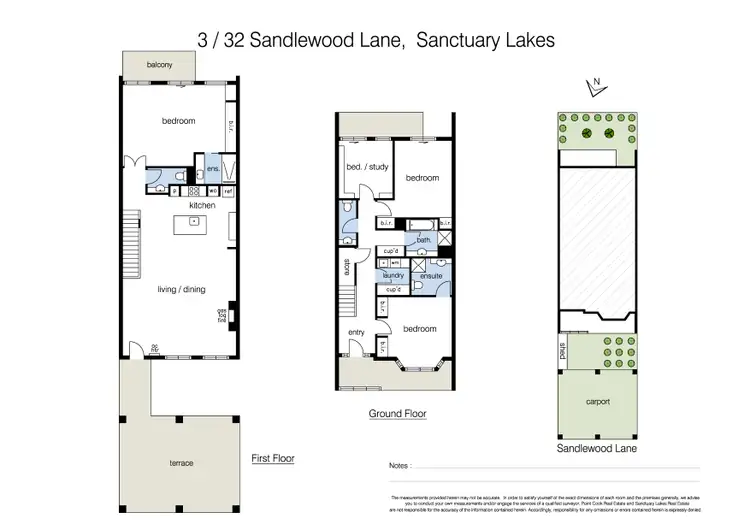 Floorplan of Homely house listing, 3/32 Sandlewood Lane, Sanctuary Lakes VIC 3030