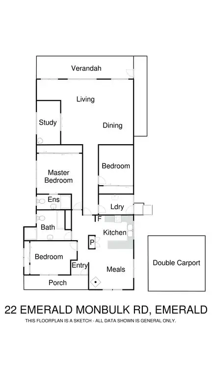 Floorplan of Homely house listing, 22 Emerald Monbulk Road, Emerald VIC 3782