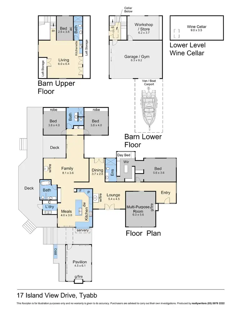Floorplan of Homely house listing, 17 Island View Drive, Tyabb VIC 3913