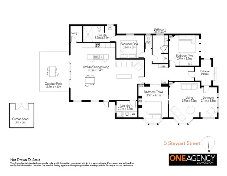 Floorplan of Homely house listing, 5 Stewart Street, East Launceston TAS 7250