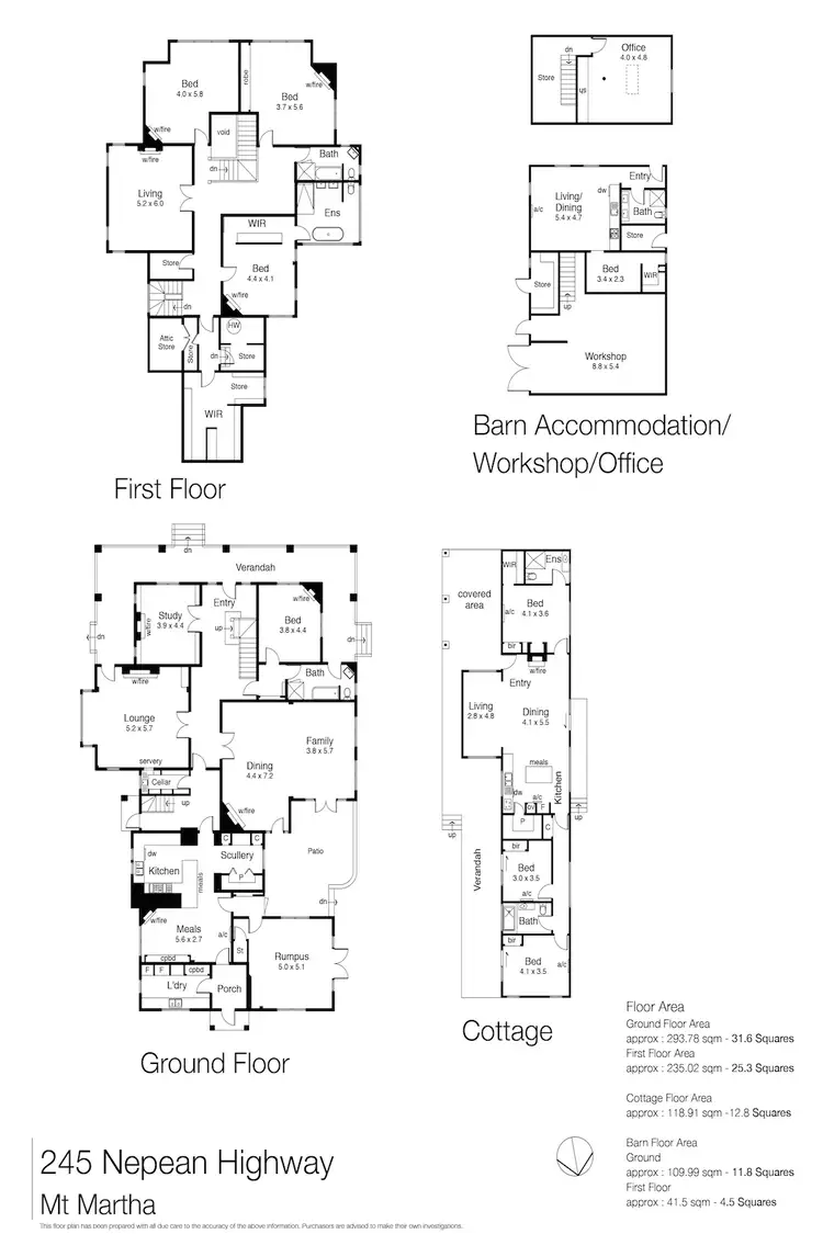 Floorplan of Homely house listing, 245 Nepean Highway, Mount Martha VIC 3934
