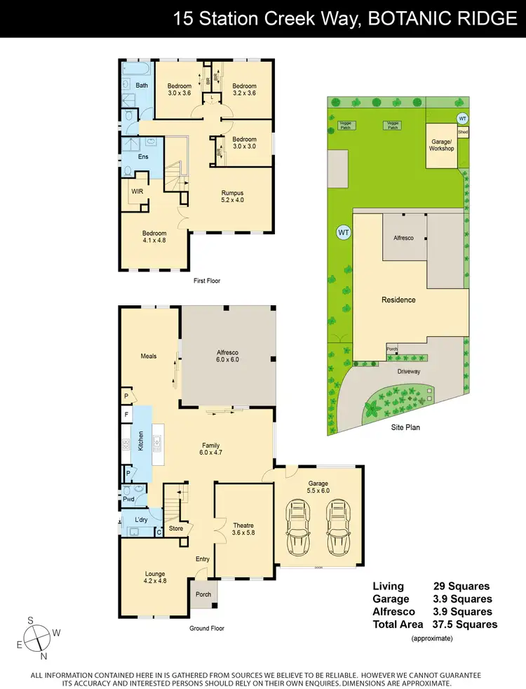 Floorplan of Homely house listing, 15 Station Creek Way, Botanic Ridge VIC 3977