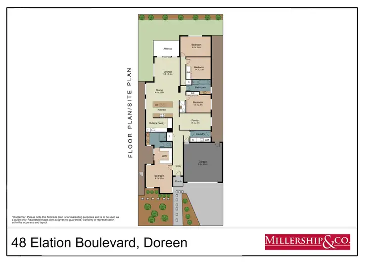 Floorplan of Homely house listing, 48 Elation Boulevard, Doreen VIC 3754