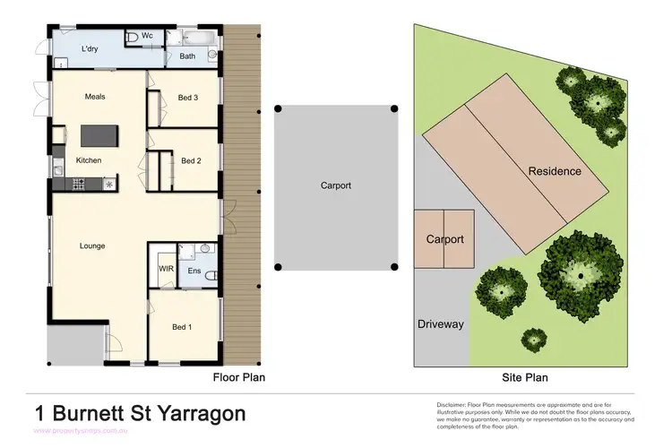 Floorplan of Homely house listing, 1 Burnett Street, Yarragon VIC 3823