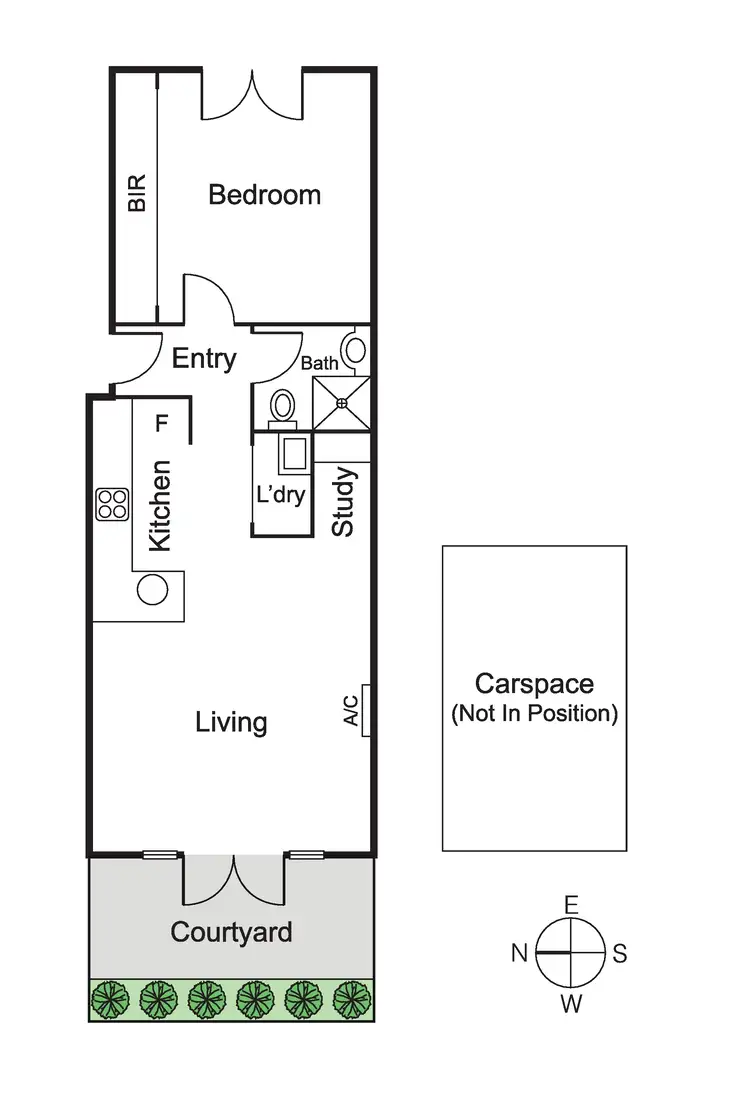 Floorplan of Homely apartment listing, 3/1083 Glen Huntly Road, Glen Huntly VIC 3163