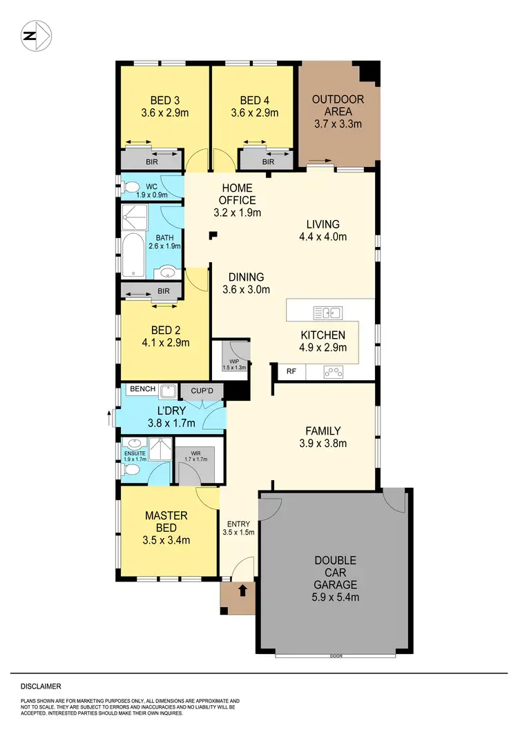 Floorplan of Homely house listing, 42 Kirby Avenue, Canadian VIC 3350