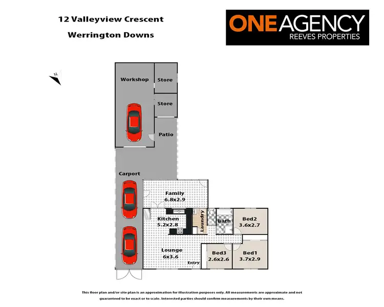 Floorplan of Homely house listing, 12 Valleyview Crescent, Werrington Downs NSW 2747