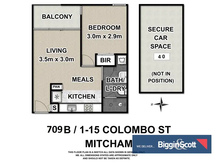 Floorplan of Homely apartment listing, 337B/1 Colombo Street, Mitcham VIC 3132