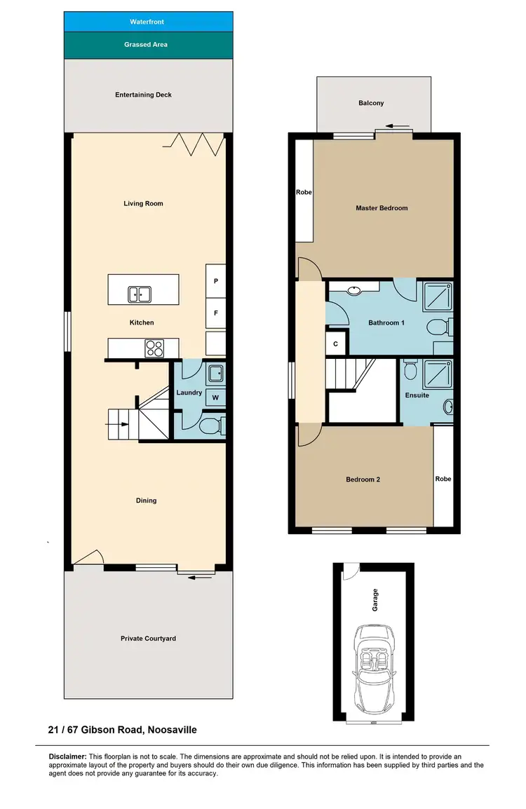 Floorplan of Homely apartment listing, 21/67 Gibson Road, Noosaville QLD 4566