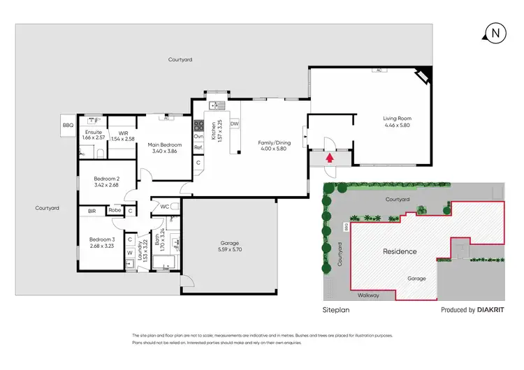 Floorplan of Homely unit listing, 2/41 Linacre Road, Hampton VIC 3188