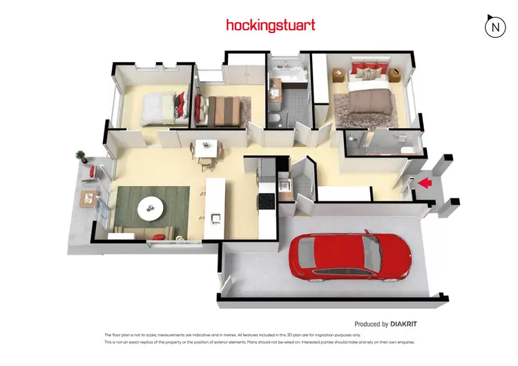 Floorplan of Homely unit listing, 1/15 Screen Street, Frankston VIC 3199