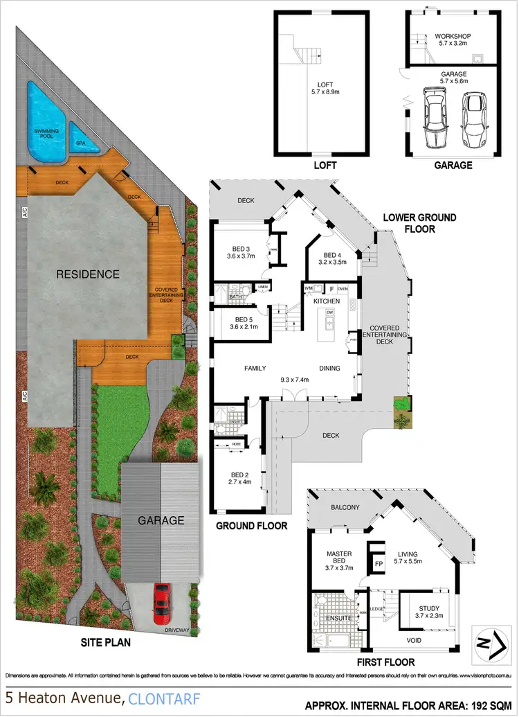 Floorplan of Homely house listing, 5 Heaton Avenue, Clontarf NSW 2093