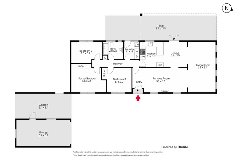 Floorplan of Homely house listing, 12 Hocking Avenue, Mount Clear VIC 3350