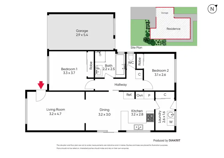 Floorplan of Homely house listing, 51 Mintaro Way, Seabrook VIC 3028