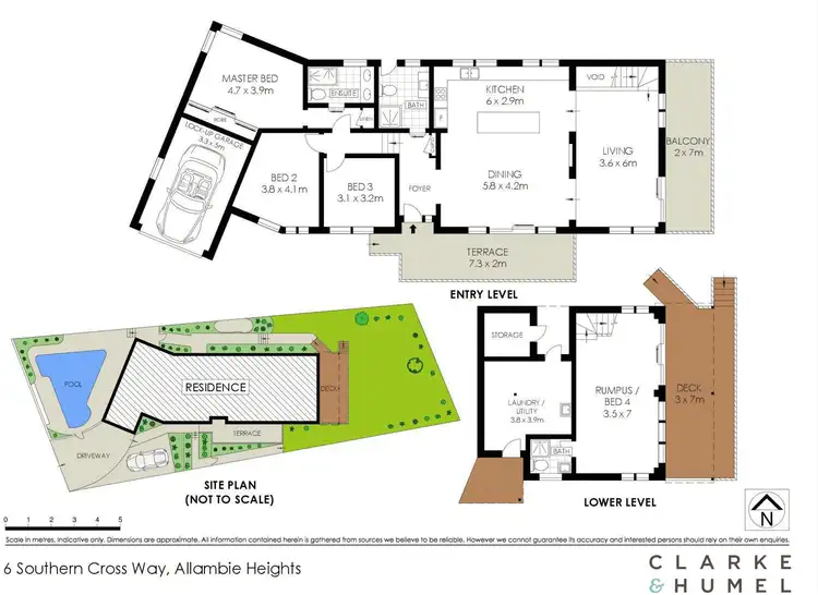 Floorplan of Homely house listing, 6 Southern Cross Way, Allambie Heights NSW 2100