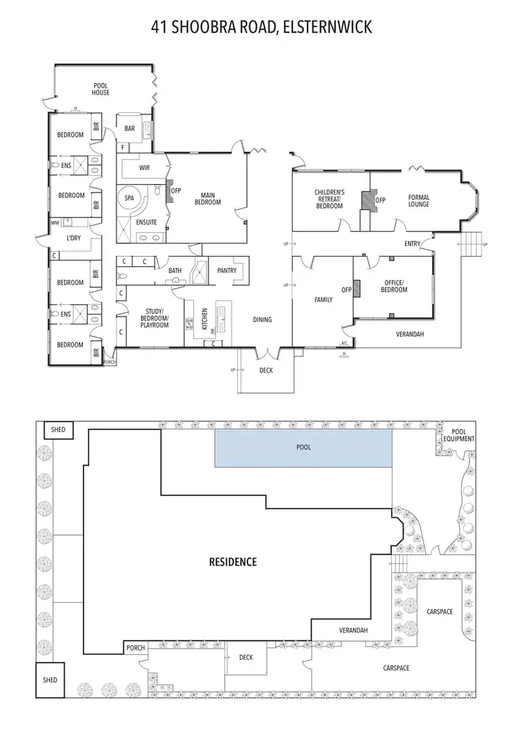 Floorplan of Homely house listing, 41 Shoobra Road, Elsternwick VIC 3185