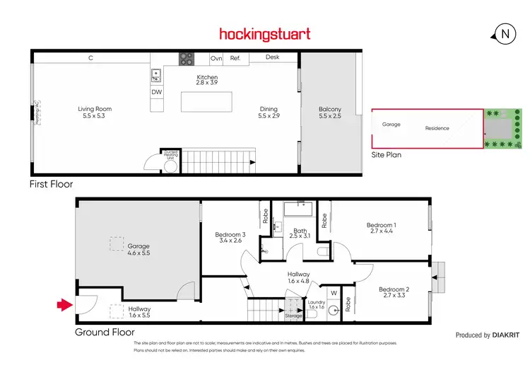 Floorplan of Homely townhouse listing, 1/39 Mt Pleasant Road, Preston VIC 3072