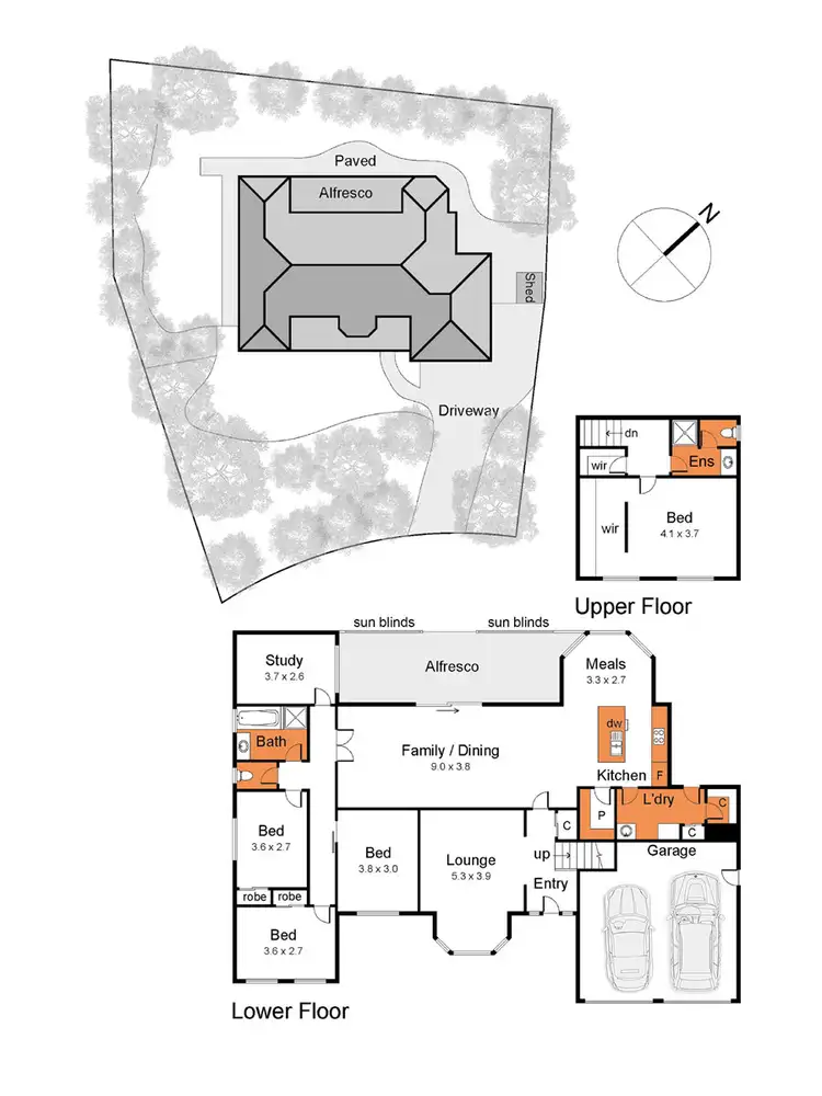 Floorplan of Homely house listing, 10 Sweetwater Drive, Frankston South VIC 3199