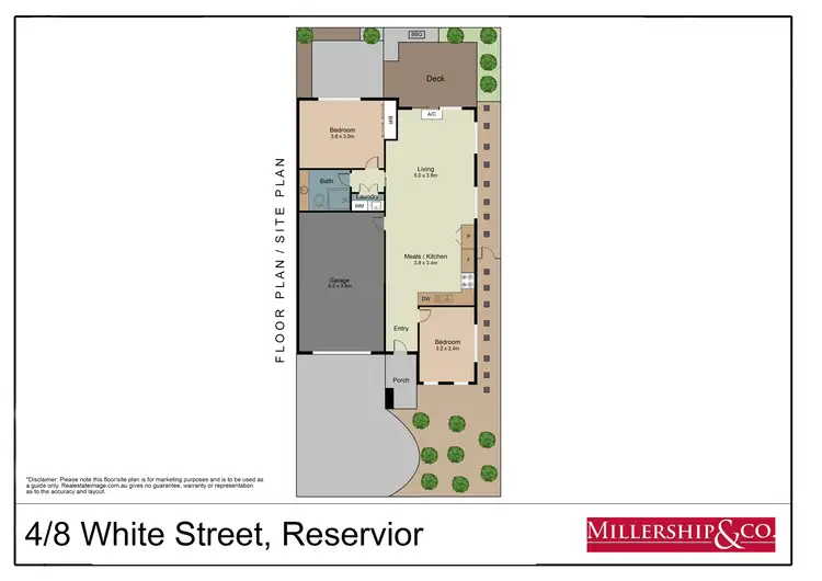Floorplan of Homely unit listing, 4/8 White Street, Reservoir VIC 3073