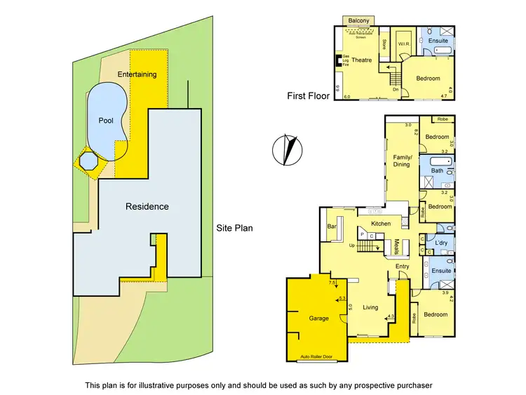 Floorplan of Homely house listing, 3 Odenpa Court, Greensborough VIC 3088