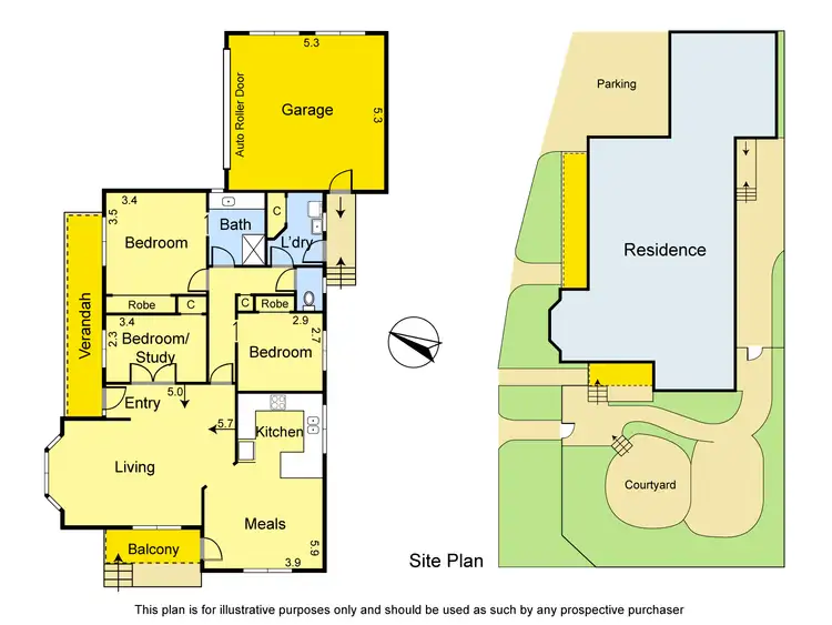 Floorplan of Homely house listing, 1/4 Sylvan Street, Montmorency VIC 3094