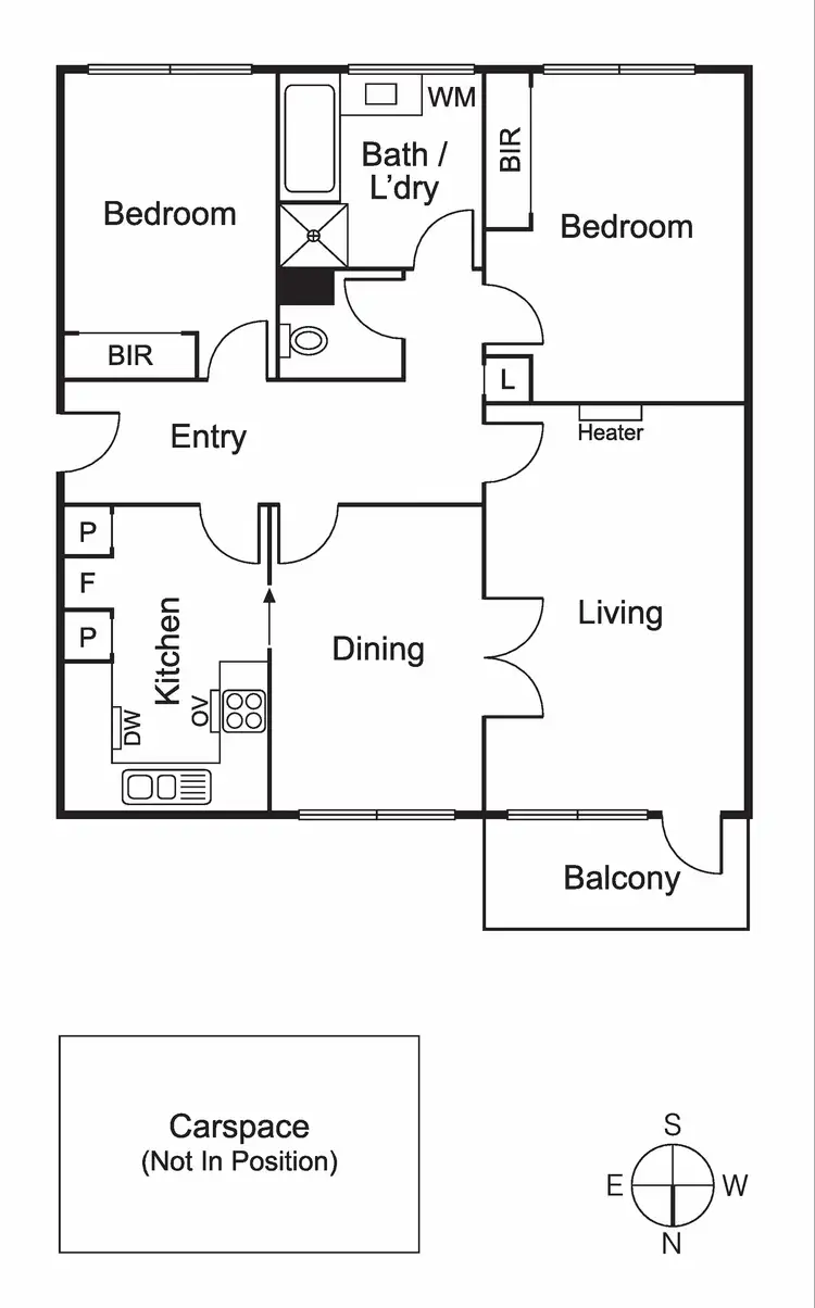 Floorplan of Homely apartment listing, 12/66 Westbury Street, St Kilda East VIC 3183