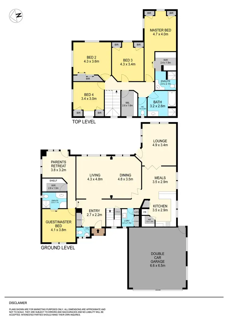 Floorplan of Homely house listing, 6 St Glens Way, Lake Gardens VIC 3355