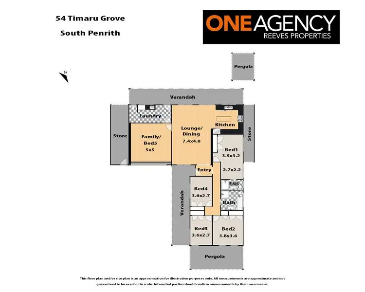 Floorplan of Homely house listing, 54 Timaru Grove, South Penrith NSW 2750
