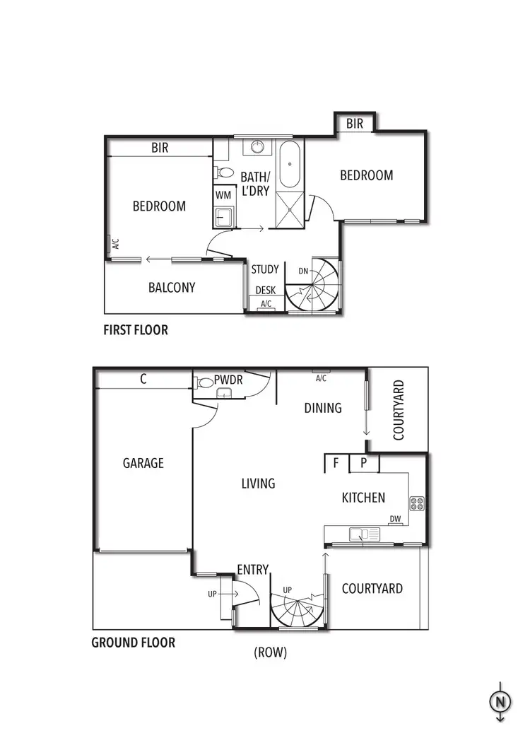 Floorplan of Homely townhouse listing, 35A Alexandra Street, St Kilda East VIC 3183