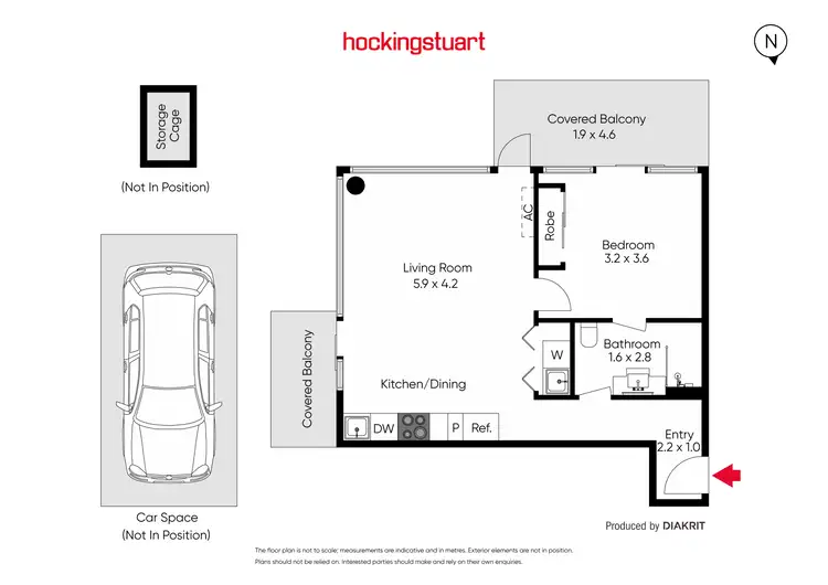 Floorplan of Homely apartment listing, 603/1 High Street, Preston VIC 3072