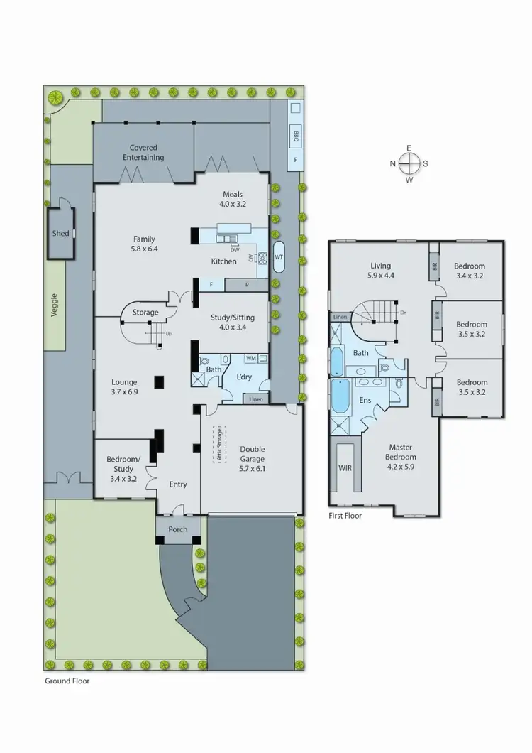 Floorplan of Homely house listing, 10 Treeby Boulevard, Mordialloc VIC 3195
