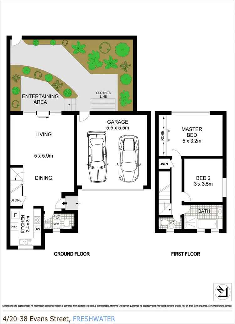 Floorplan of Homely house listing, 4/20-38 Evans Street, Freshwater NSW 2096