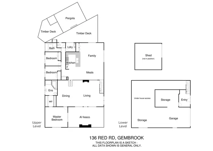 Floorplan of Homely house listing, 136 Red Road, Gembrook VIC 3783