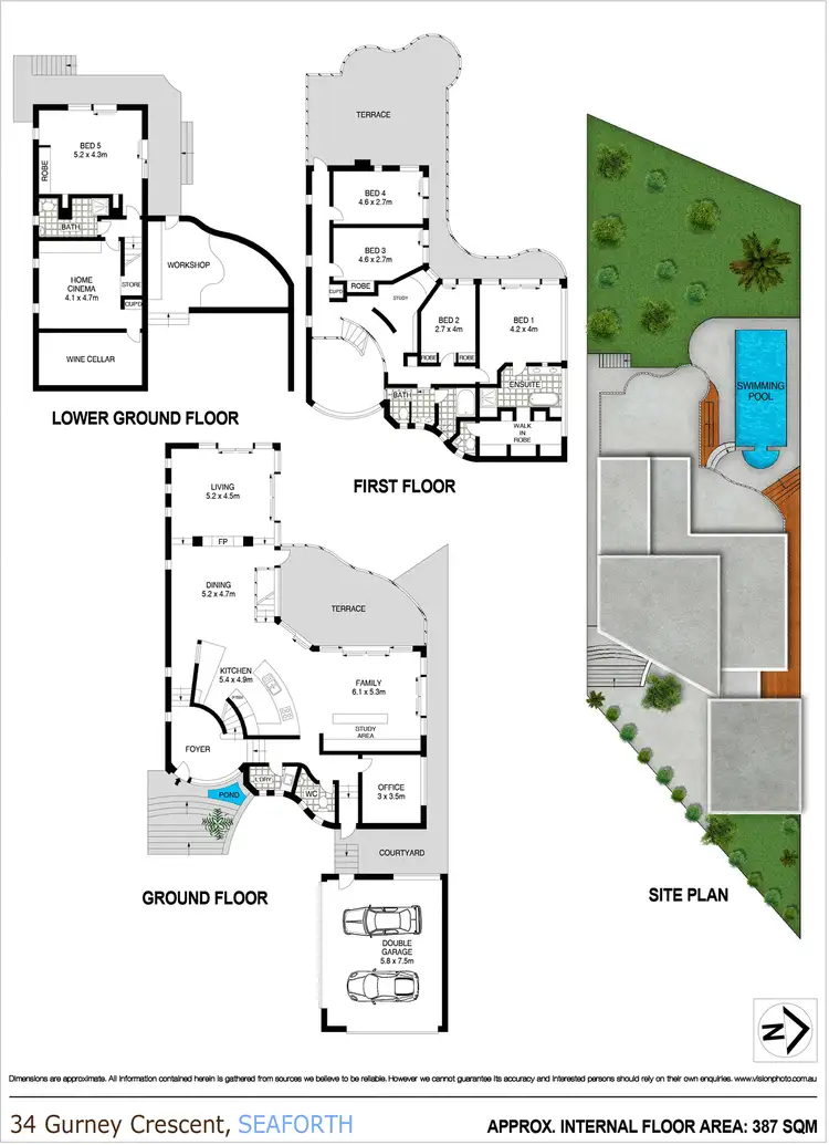 Floorplan of Homely house listing, 34 Gurney Crescent, Seaforth NSW 2092