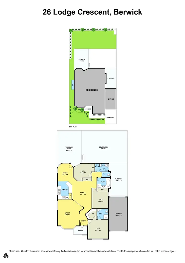 Floorplan of Homely house listing, 26 Lodge Crescent, Berwick VIC 3806